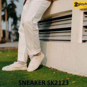 Giày da nam thể thao đóng thủ công sneaker SK2123 005