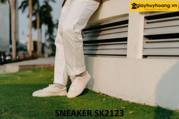 Giày da nam thể thao đóng thủ công sneaker SK2123 005