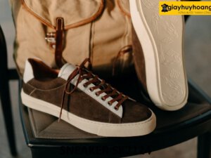 Giày da nam chính hãng hàng hiệu sneaker SK2124 003