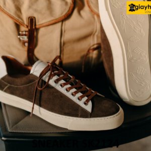Giày da nam chính hãng hàng hiệu sneaker SK2124 003