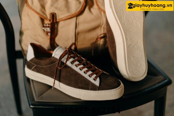Giày da nam chính hãng hàng hiệu sneaker SK2124 003