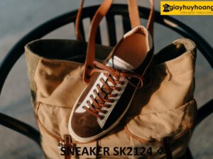 Giày da nam chính hãng hàng hiệu sneaker SK2124 001