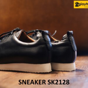Giày da chạy bộ nam màu đen cao cấp sneaker SK2128 004