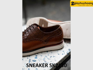 Giày nam mũi tròn cao cấp trẻ trung sneaker SK2130 004
