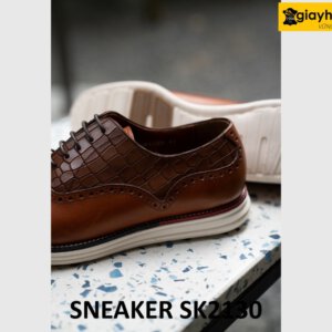 Giày nam mũi tròn cao cấp trẻ trung sneaker SK2130 004