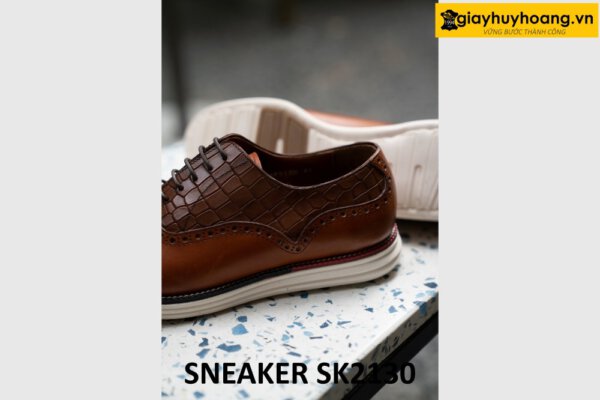 Giày nam mũi tròn cao cấp trẻ trung sneaker SK2130 004