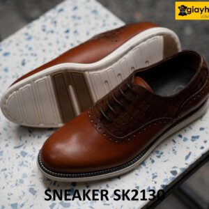 Giày nam mũi tròn cao cấp trẻ trung sneaker SK2130 003
