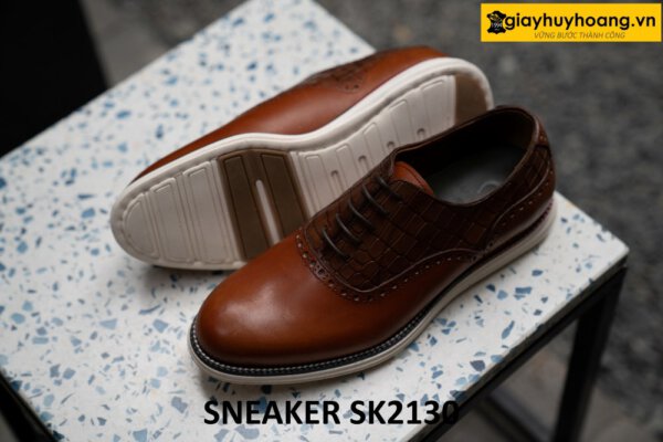 Giày nam mũi tròn cao cấp trẻ trung sneaker SK2130 003