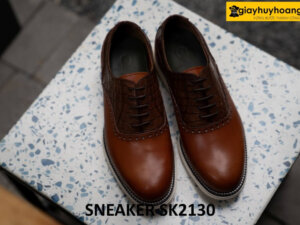 Giày nam mũi tròn cao cấp trẻ trung sneaker SK2130 001