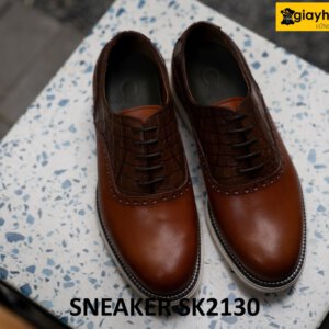 Giày nam mũi tròn cao cấp trẻ trung sneaker SK2130 001