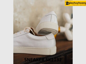 Giày sneaker da màu trắng nam chính hãng tại tphcm SK2132 004