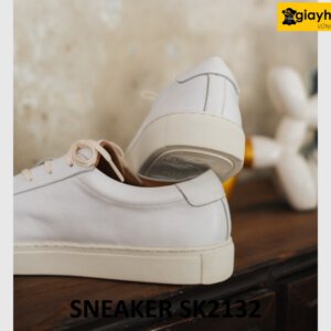 Giày sneaker da màu trắng nam chính hãng tại tphcm SK2132 004
