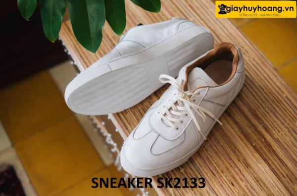 Giày da sneaker đẹp màu trắng nam năng động SK2133 004