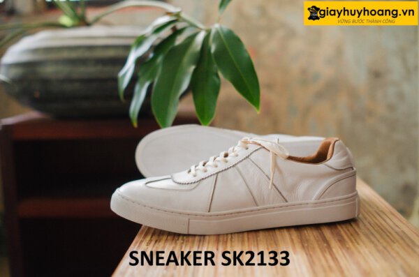 Giày da sneaker đẹp màu trắng nam năng động SK2133 003