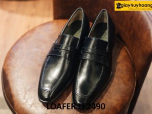 Giày da trẻ trung nam giày lười loafer LF2490 001