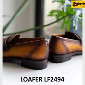 Giày lười nam công sở da dập vân chống nhăn loafer LF2494 005
