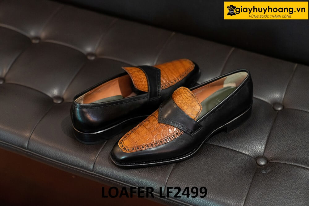dat-dong-giay-da-nam-thu-cong-loafer-lf2499-002 Giày lười nam thiết kế đẹp 2026 loafer LF2499 003