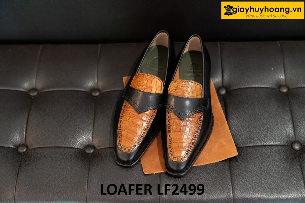 dat-dong-giay-da-nam-thu-cong-loafer-lf2499-004 Giày lười nam thiết kế đẹp 2026 loafer LF2499 001