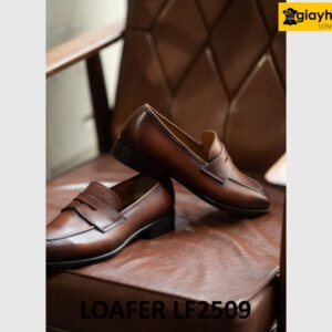Giày lười nam da bê con thảo mộc tự nhiên LF2509 004