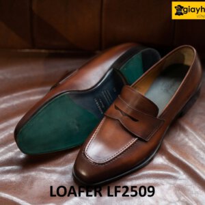 Giày lười nam da bê con thảo mộc tự nhiên LF2509 003