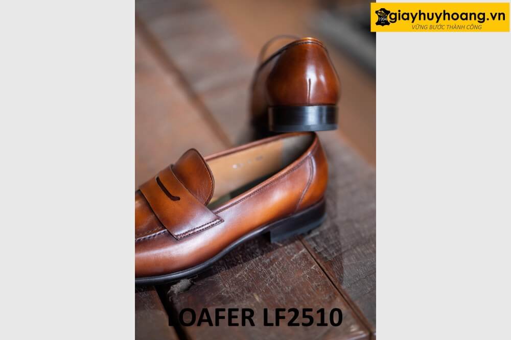 dat-dong-giay-da-nam-thu-cong-loafer-lf2510-001 Giày lười nam đóng thủ công cao cấp LF2510 004
