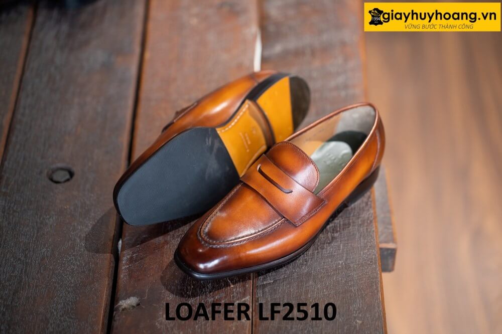 dat-dong-giay-da-nam-thu-cong-loafer-lf2510-002 Giày lười nam đóng thủ công cao cấp LF2510 003