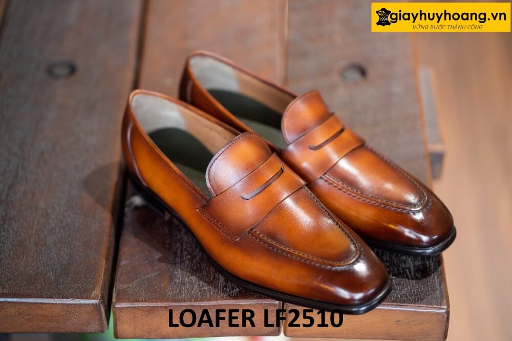 dat-dong-giay-da-nam-thu-cong-loafer-lf2510-003 Giày lười nam đóng thủ công cao cấp LF2510 002