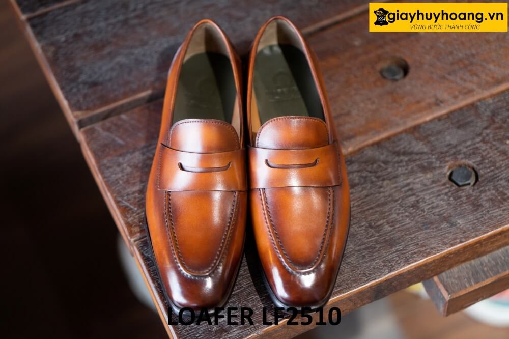 dat-dong-giay-da-nam-thu-cong-loafer-lf2510-004 Giày lười nam đóng thủ công cao cấp LF2510 001