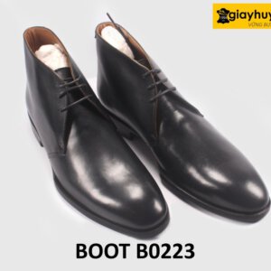 Giày da nam cổ thấp chukka boot đế khâu chỉ B0223 003