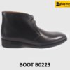 Giày da nam cổ thấp chukka boot đế khâu chỉ B0223 001