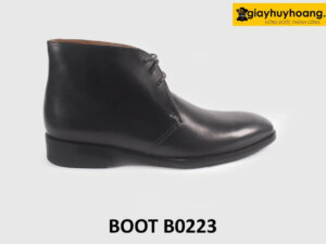 Giày da nam cổ thấp chukka boot đế khâu chỉ B0223 001