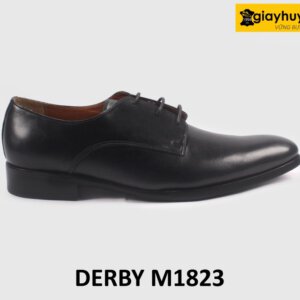 Giày tây nam màu đen công sở đóng thủ công Derby M1823 001