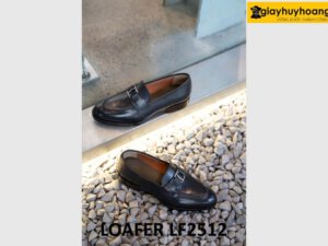 Giày lười nam phong cách ban đô chữ C loafer LF2512 004