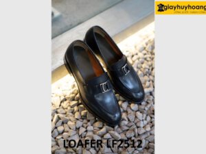Giày lười nam phong cách ban đô chữ C loafer LF2512 001