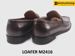 Giày da lười nam trẻ trung sang trọng nâu Loafer M2416 005