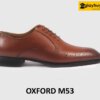 Giày tây oxford da nam cá tính đục lỗ Brogues M53 001