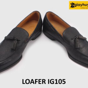 Giày lười da nam dập vân hạt cao cấp Loafer IG105 004