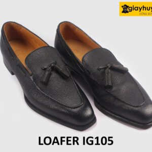 Giày lười da nam dập vân hạt cao cấp Loafer IG105 003