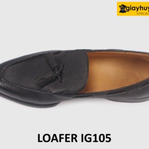 Giày lười da nam dập vân hạt cao cấp Loafer IG105 002