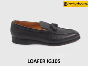 Giày lười da nam dập vân hạt cao cấp Loafer IG105 001