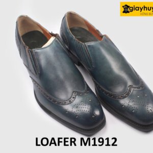 Giày lười nam màu xanh navy nhạt loafer M1912 002