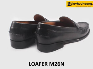 Giày da nam cao cấp mũi tròn phong cách Loafer M26N 004
