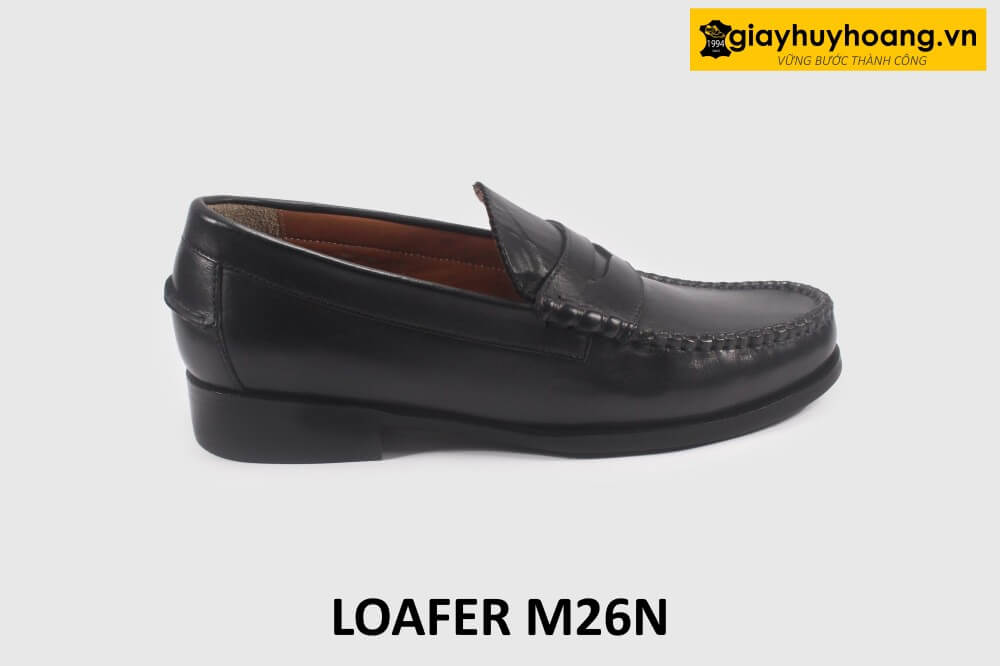 ban-giay-luoi-da-nam-cao-cap-loafer-m26n-005 Giày da nam cao cấp mũi tròn phong cách Loafer M26N 001