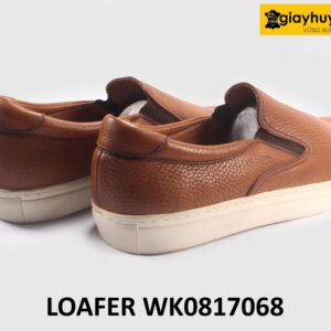 Giày lười thời trang nam đế bằng cao su sneaker 17068 005