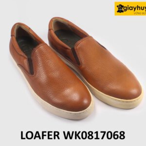 Giày lười thời trang nam đế bằng cao su sneaker 17068 003