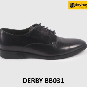 Giày tây da nam màu đen đẹp công sở Derby BB031 001
