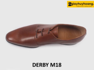 Giày công sở da nam trẻ trung thời trang màu nâu Derby M18 0045
