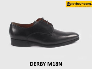 Giày da nam Derby chính hãng đẹp mũi thon nhọn M18N 001