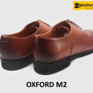 Giày da oxford nam màu bò công sở đẹp M2C 005