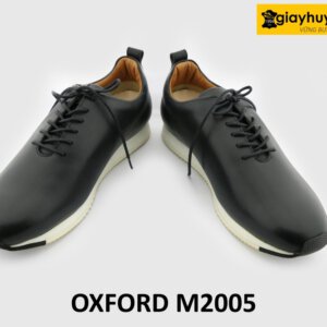 Giày da thể thao nam oxford đế bằng sneaker M2005 006